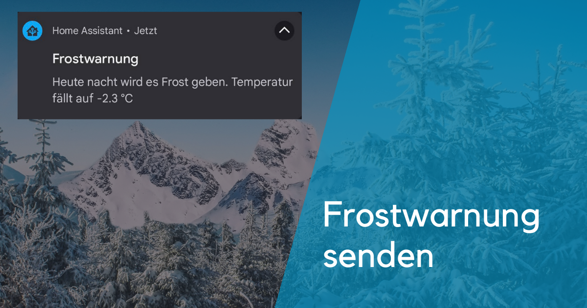 Benachrichtigung bei Frost