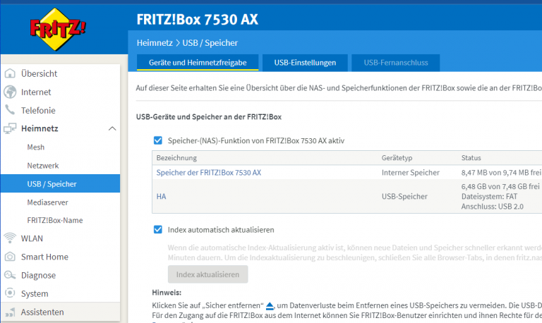 Fritz Box Hat Keine Gültige Uhrzeit Einrichtung einer NAS als Speicherort für Home Assistant Backups (z.B